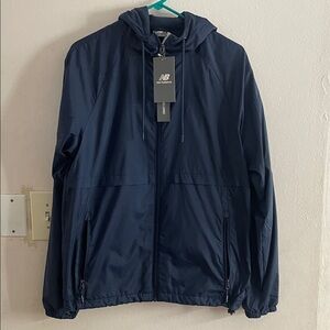New Balance Men's Dark Blue Windbreaker